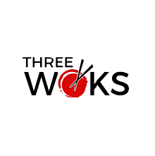 Three woks logo