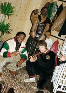 Dapper Dan, pictured here at his boutique in 1989