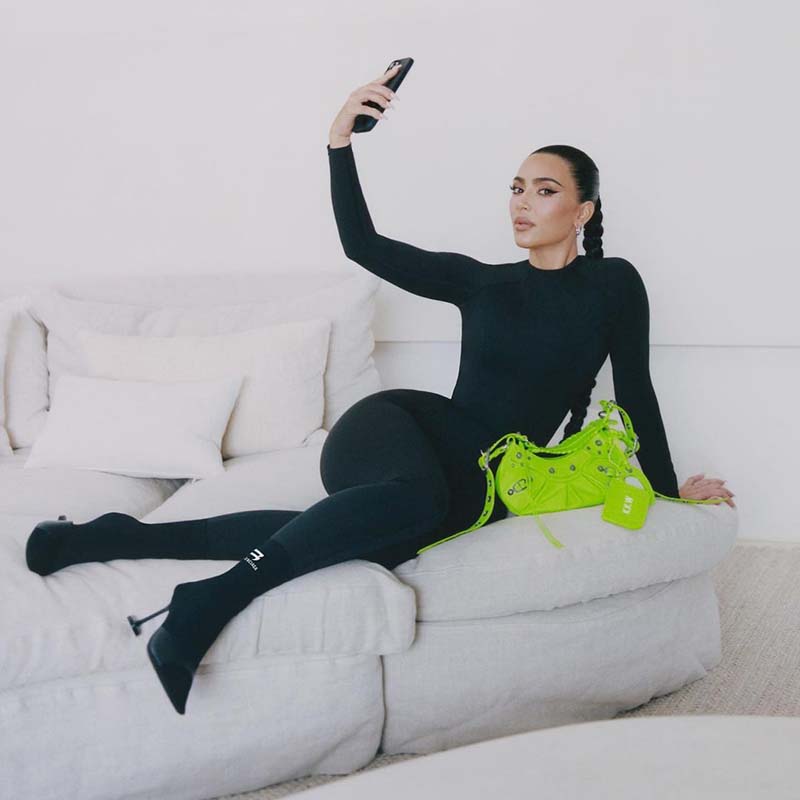 Kim Kardashian Stars in Spring Balenciaga Campaign