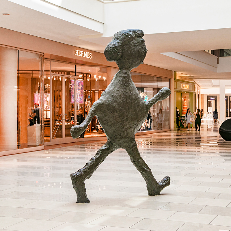 Donald Baechler - Walking Girl - Aventura Mall