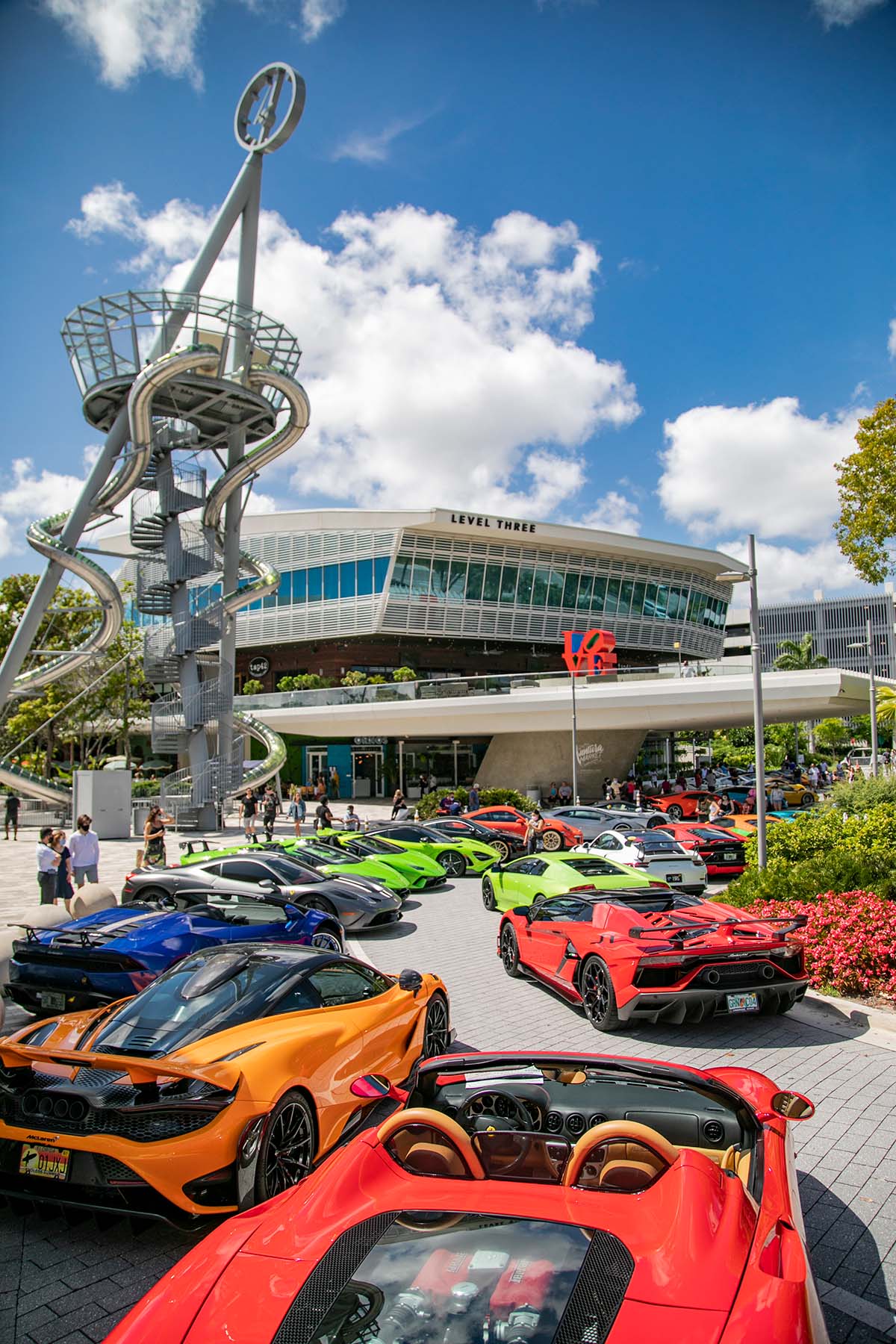 SuperCar event at Aventura Mall