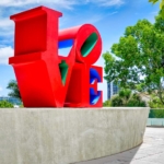 LOVE sculpture at Aventura Mall