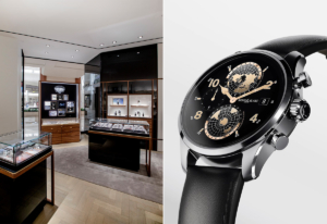 Montblanc interior view and watch product