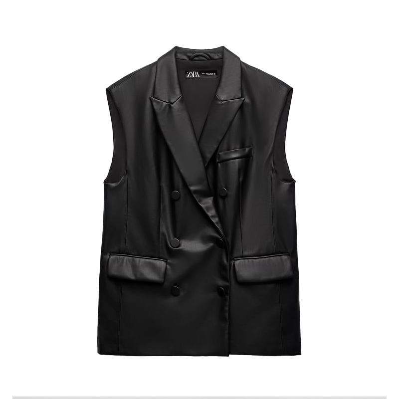 Zara Leather Vest