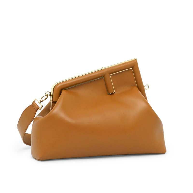 Fendi brown leather bag