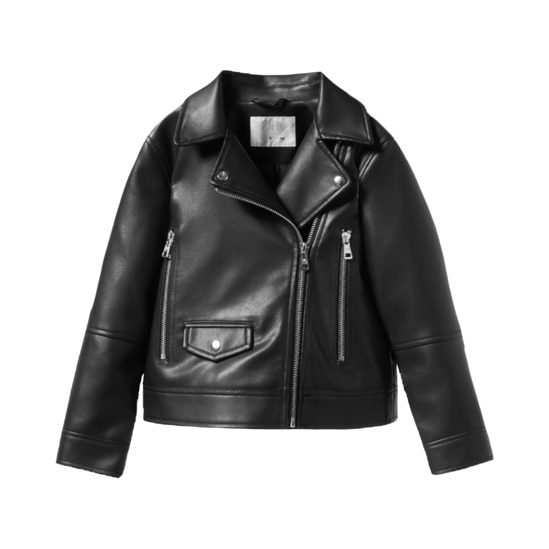 Zara kids leather jacket