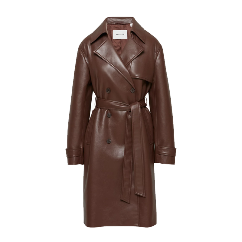 Tabloid trench coat