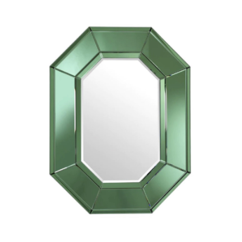 Green Octagonal Mirror