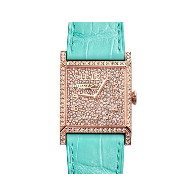 Diamond Union Square Timepiece by Tiffany & Co.