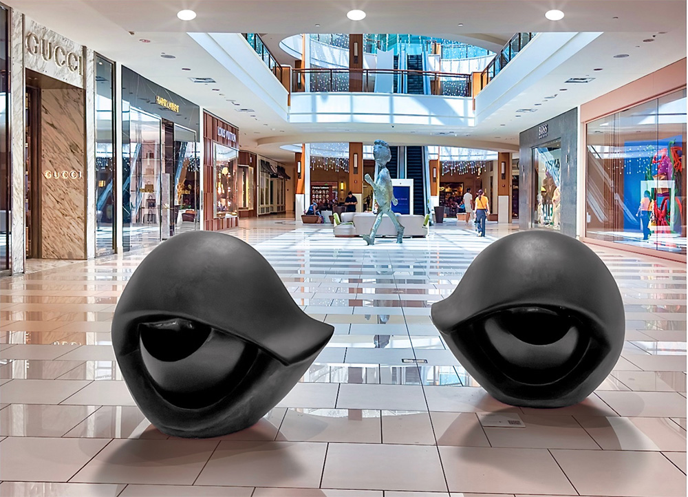 Eye Benches aventura mall