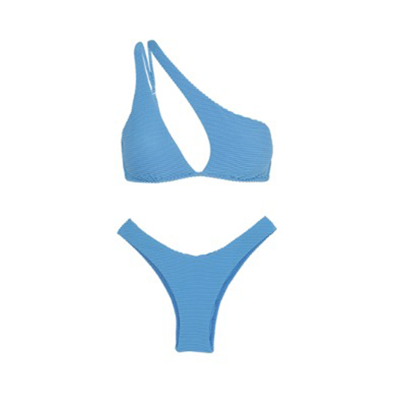 Kayla Eidi Asymmetric Cutout Bikini Top & Kayla Giulia Bikini Bottom by ViX