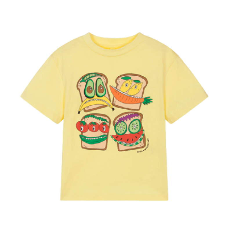 Stella McCartney, Boys Yellow Sandwich T-Shir