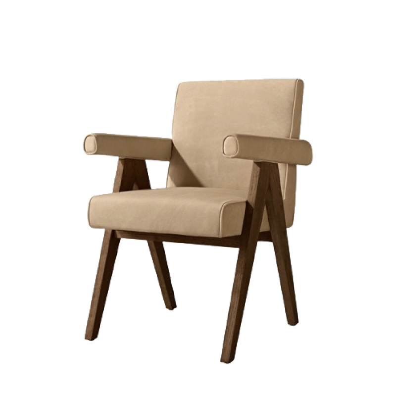 Jakob Leather Dining Armchair