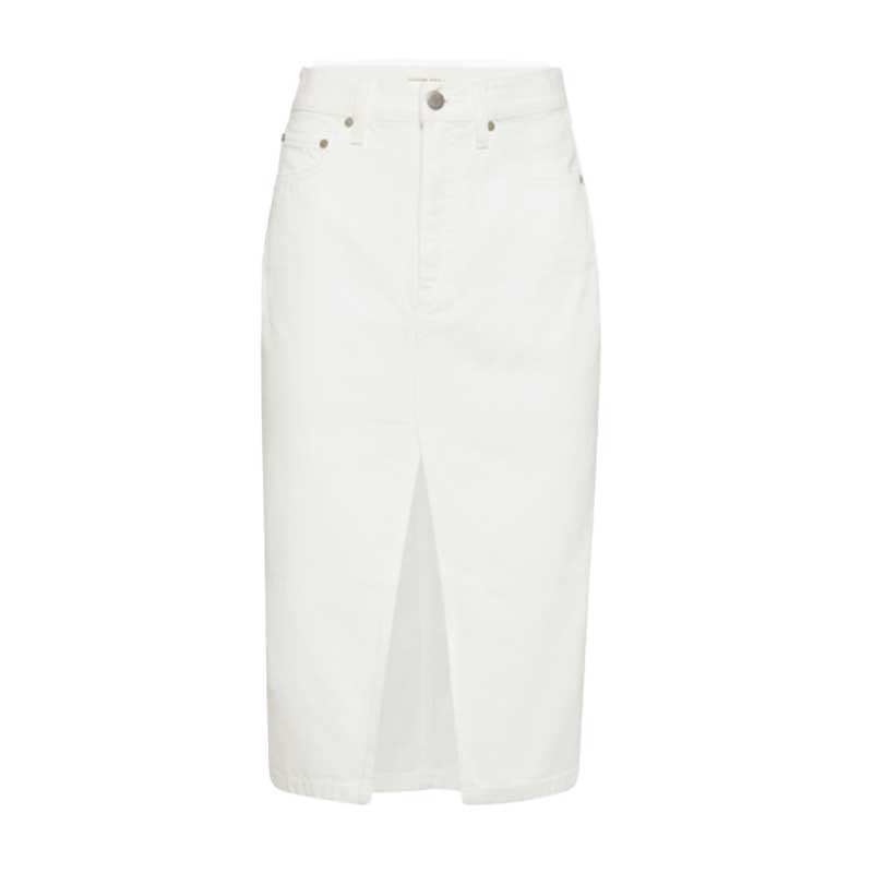 Aritzia The ‘90s Halle White Denim Skirt