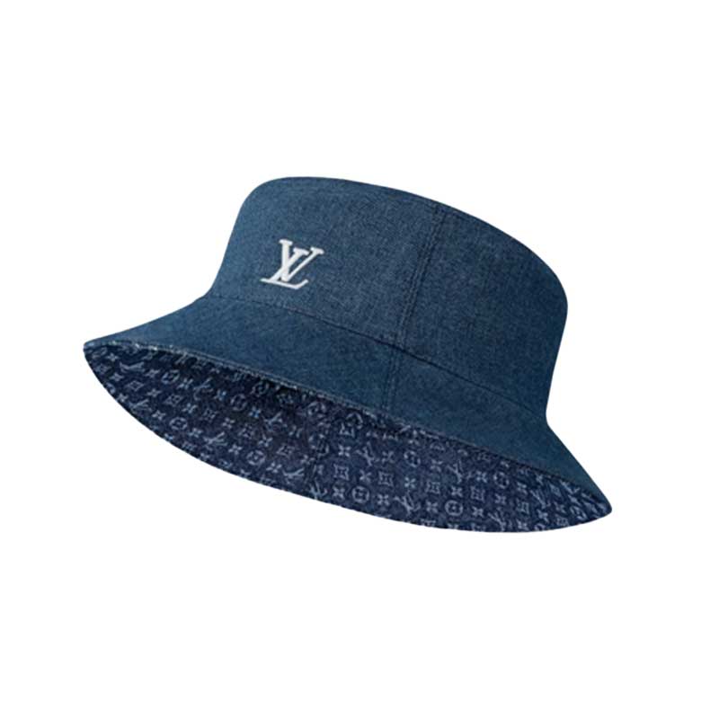 Louis Vuitton Reversible Denim Bucket Hat