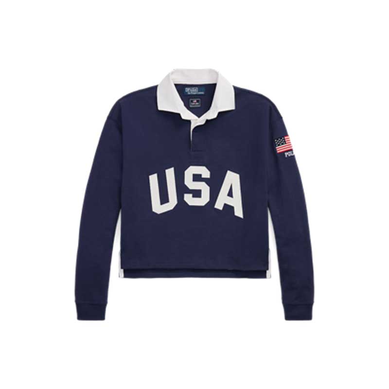 Team USA Cropped Rugby Shirt