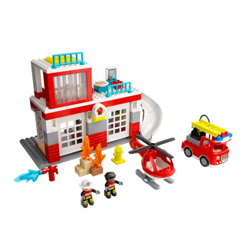 Fire Station & Helicopter